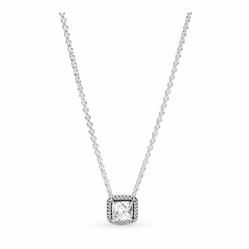 Pandora Timeless Elegance Necklace Outlet NZ, Sterling Silver (284193-MYI)